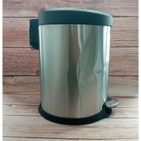 ราคา ส่งเร็วเกรดB ถังขยะสแตนเลสสตีล ถังขยะ ถังขยะแสตนเลส แบบเหยียบ ขนาด 5ลิตร ถัง ถังขยะ (5453362446)