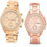 นาฬิกา Fossil รุ่น ES3352 Decker Chronograph Stainless Steel Watch