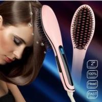 ราคา Wonder Brush แปรงหวีผมตรง อัตโนมัติ พร้อมจอ LCD HQT-906(Pink) (1797746655)