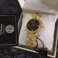 ราคา นาฬิกาข้อมือผู้หญิงสีทองหรูหราVersace (19962741556)