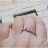 ราคา Minimalist925 แหวน Love ประดับพลอย cz เงินแท้ (5431125)