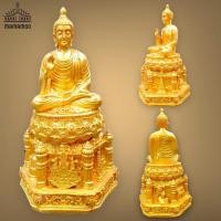 ราคา [AMU]O1พระพุทธรูปปางประทานพร ฐานพระประจำวันเกิด 7 วัน เนื้อเรซิ่น สีน้ำทองพรีเมี่ยม หน้าตัก 5 นิ้ว สูง 12 นิ้ว บูชาเสริ (21089948192)