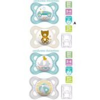 ราคา MAM จุกหลอก 2 ชิ้น BPA free 0m+ (5044376547)