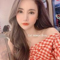 ราคา คอนแทคเลนส์ Pitchy lens รุ่น Cat woman Gray ขนาดกลาง (2888339947)