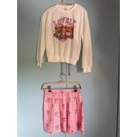 ราคา ชุดเข้าเซ็ทเสื้อกระโปรงเด็กมือสอง (19292236511)