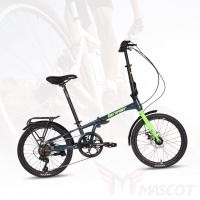 ราคา Mascot จักรยาน อัลลอย น้ำหนักเบา จักรยานพับได้ จักรยานพกพา shimano 7 speed 20 นิ้ว Foldable Bicycle (FFB) (16490644938)