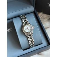 ราคา ⌚️Tag Heuer SwissMade White Dial Date Mini Lady'size (25857829333)