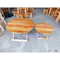 ราคา โต๊ะพับญี่ปุ่น โต๊ะวางของ พับเก็บได้ งานไม้สักแท้ (19054196443)