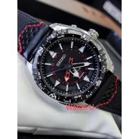 ราคา โค้ดSURPRISE1200 นาฬิกาข้อมือ ผู้ชาย Seiko Prospex Kinetic GMT สายผ้าสีดำ รุ่น SUN049P2 (17112405845)