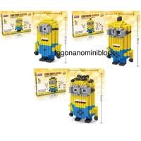 ราคา Legonano เลโก้ นาโน lego nano nanoblock set มินเนี่ยน 3กล่อง เฟือง size ใหญ่จัมโบ้ (978575913)