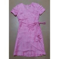 ราคา ชุดเดรสผ้าไหมแพรทิพย์ สีชมพูสวย สภาพดี (16395826658)