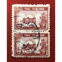 ราคา แสตมป์ชุดพระที่นั่งจักรี พ.ศ 2483 บล็อก 2 ดวง ประทับตรา สภาพสวย มี 2 ชุด (12050133011)