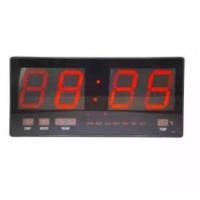 ราคา ☁❐นาฬิกาบ้าน โรงงาน ขนาดใหญ่ LED ติดฝาผนัง Alarm digital ดิจิตอล วัน/เดือน/ปี/องศาC ขนาด 19 นิ้วไฟสีแดง Red Light Jh462 (9357316361)