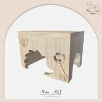 ราคา Mini-Mal by filmnueng Hedgehog Home บ้านไม้สำหรับเม่นแคระ บ้านหลบ ที่นอนเม่นแคระ (16881108194)