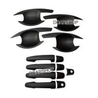 ราคา เบ้ารองมือเปิด+ครอบมือจับ TRITON ไทรทันปี 2006-2014 4ประตู สีดำด้าน (20227249160)