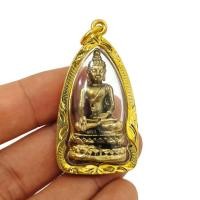 ราคา จี้พระ พระไพรีพินาศ พุทธคุณ ขจัดมาร เนื้อทองเหลือง เลี่ยมกรอบทองไมครอนอย่างดี (25214077212)