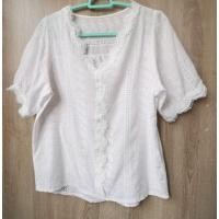 ราคา เสื้อฉลุดอกไม้คอวีแขนตุ๊กตาสาวอวบ (25465237006)