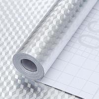 ราคา Eco Home สติกเกอร์ฟอยล์อลูมิเนียม สติ๊กเกอร์ครัว วอลเปเปอร์กันน้ำ กันน้ำมันกระเด็น ใช้สำหรับติดผนังห้องครัว (3382000602)