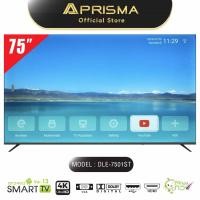 ราคา PRISMA 75" Smart TV 4K UHD HDR Android 13 รุ่น DLE7501ST ปี Q42023 รับประกันศูนย์ไทย 5 ปี (21882499131)