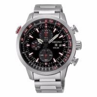 ราคา Seiko Prospex นาฬิกาข้อมือชาย Chronograph Black Dial SSC349P1 (340015590)