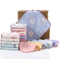 ราคา ผ้าเช็ดมือผ้าเช็ดหน้า ผ้าสาลูทอ 6 ชั้น (สุ่มลาย) (7365677512)