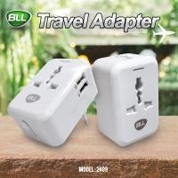 ราคา หัวแปลงปลั้กไฟ หัวชาร์จ BLL Charger 2409 สีขาว (ใช้งานได้ทั่วโลก) (9528521950)