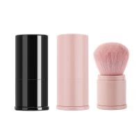 ราคา แปรงปัดแก้มคาบูกิ kabuki ( สีดำ สีชม ) พร้อมปอกเก็บขนแปรง แปรงแต่งหน้า ขนาดพกพา (4595218870)