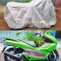 ราคา ผ้าคลุมรถ มอเตอร์ไซค์ HONDA PCX เนื้อผ้า Silver Coat สีบอร์นเงิน เกรดคุณภาพดี (14688229775)