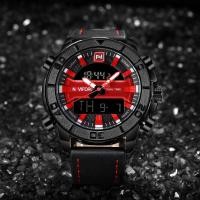 ราคา สินค้าอยู่ในไทย รับประกัน 1 ปี นาฬิกา นาฬิกา naviforce แท้สายหนัง รุ่น NF9114 -BRB ของแท้กันน้ำ 30 เมตร (812337747)