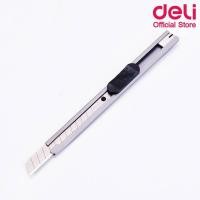 ราคา คัตเตอร์เล็ก Deli 2053 Metal Small Cutter คัทเตอร์เหล็กเล็ก 13 ใบมีด คัตเตอร์ คัตเตอร์เหล็ก คัตเตอร์ตัด อุปกรณ์สำนักงาน (12646717680)