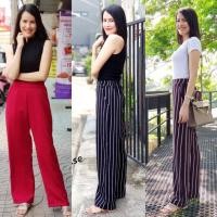 ราคา กางเกงขากระบอก ผ้าฮานาโกะ ผ้าหนาเนื้อดี เอว24"-34" (2623779602)