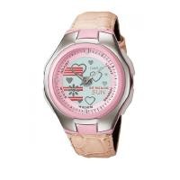 ราคา Casio Poptone นาฬิกาข้อมือ สายหนัง รุ่น LCF-10L-4AVDR - สีชมพู (63178419)