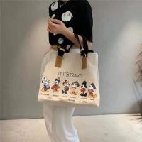 ราคา กระเป๋าผ้าแคนวาสใบใหญ่ ลายมิกกี้เม้าส์ (23388850135)