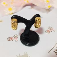 ราคา ตุ้มหูหุ้มทอง 24 K ไม่ลอกไม่ดำ (11763236174)