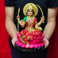 ราคา พระแม่อุมาเทวี ผู้มีชัยชนะเหนือมารทั้งหลาย ผู้ทรงอำนาจบารมี (หน้าตัก9นิ้ว สูง30ซม.)งานปิดทองลงสีสวยงามปลุกเสกจากวัดแขก (9182358035)