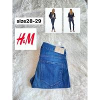 ราคา H&M Skinny Regular Jeans แท้%มือสอง (13699346338)