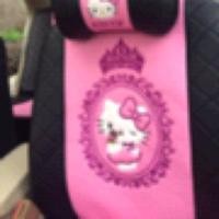 ราคา ชุดหุ้มเบาะ hello kittyกรอบหลุยส์ชมพูดำ (2272021482)