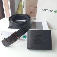 ราคา Sale‼️"สุดคุ้มซื้อ1ได้ถึง 2" เซตเข็มขัด+กระเป๋าสตางค์ LACOSTEแท้ ค่ะ (6037338843)
