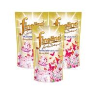 ราคา Fineline Liquid Regular Detergent Plus gold 400 ml x 3 [ไฟน์ไลน์ น้ำยาซักผ้าสูตรอ่อนโยน พลัส สีทอง 400 มล. x 3 ถุง] (8975674285)