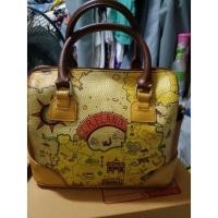 ราคา กระเป๋า Brera รุ่น Art Fever สีเหลือง ลายแผนที่ (17952985083)