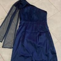 ราคา เดรสออกงานสีน้ำเงิน มือสอง ไซร์ s (6935927706)