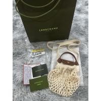 ราคา ส่งต่อ กระเป๋าLongchamp รุ่น LE PLIAGE FILET size XS สีขาว(สีจริงออกครีม) ของแท้จากช็อป (21954407492)