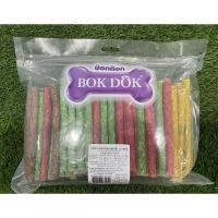 ราคา ขนมหนังแท้งบด BOK DOK 1 กิโลกรัม (120แท่ง) (8422443012)
