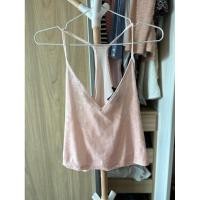 ราคา สายเดี่ยว แบรนด์ ผ้ากำมะหยี่ สีชมพูมุก แบรนด์ Forever21 สภาพใหม่ มือ1 อก34-38 (24455961630)