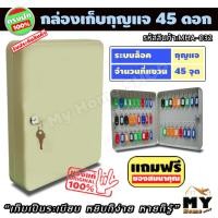 ราคา กล่องเก็บกุญแจ 45ดอก สีครีม "เก็บเป็นระเบียบหยิบง่ายหายก็รู้" แถมป้ายและพวงกุญแจ key cabinet พร้อมของสมนาคุณ ตู้เก็บ mhs (4741072092)