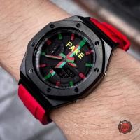 ราคา G-SHOCK Casioak GG Style Street Luxury Rubber Red Color Strap (20695762997)