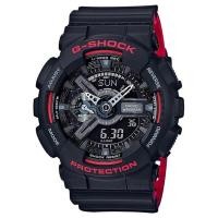 ราคา g-shock GA-110HR ตัวเรือนและสายทูโทนดำแดง (3252139220)