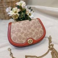 Coach 76264 Saddle Belt Bag In Colorblock Signature Canvas กระเป๋าสะพายข้าง