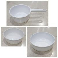 ราคา ขันน้ำ สีขาว ขันอาบน้ำ (2419113702)