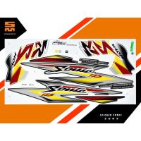 ราคา สติ๊กเกอร์ ฮอนด้า โซนิค แต่ง sonic 125 ล้อแม็ก ปี 2003 รุ่น 6 สีเงิน ดํา (เคลือบเงาแท้) (1933143795)